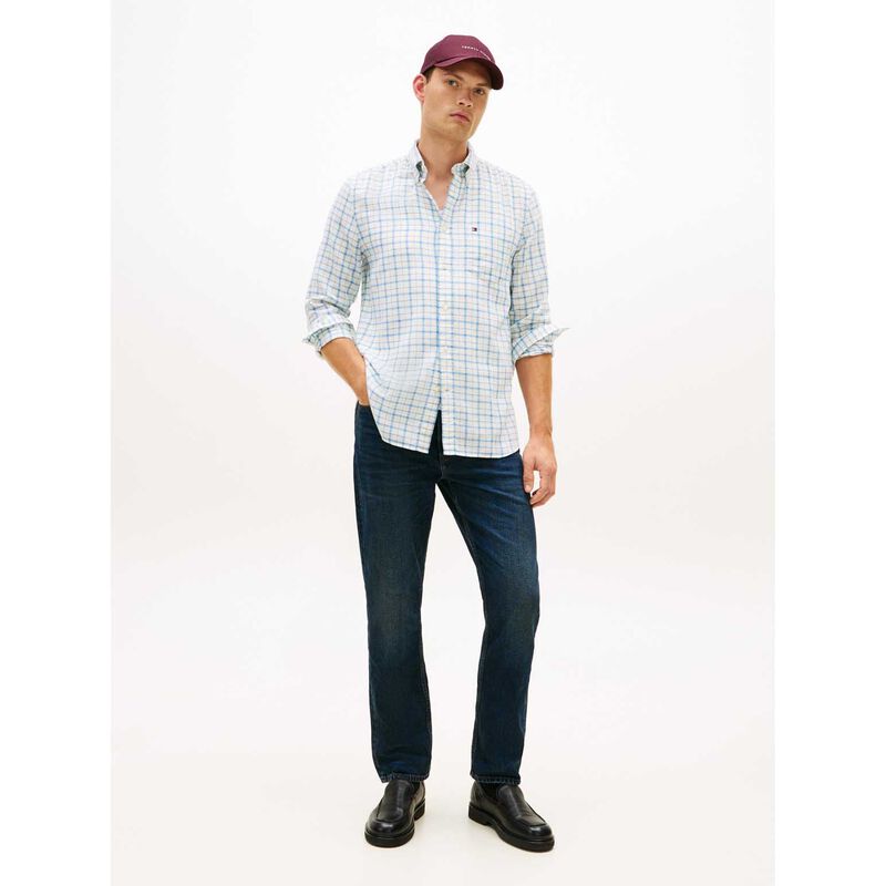 Tommy Hilfiger Brushed Linen Medium Check image number 3